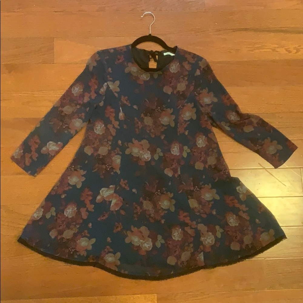 Urban Outfitters winter floral mini dress